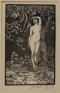 PACOVSKY Emil 1879-1948,EVE,1912,Zezula CZ 2015-06-20