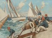 PADDAY Charles Murray 1868-1954,first round the buoy,Sotheby's GB 2005-03-01