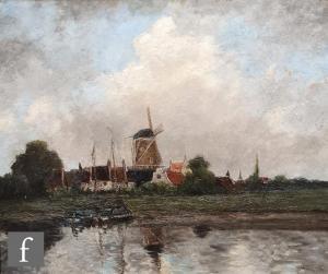 PADGETT William,Dutch river landscape with windmill,Fieldings Auctioneers Limited 2022-02-17