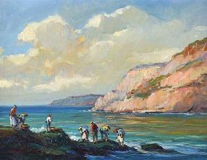 PADILLA Y LARA Juan 1906-1980,PULLING THE NETS,Ross's Auctioneers and values IE 2019-09-11