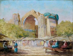 PADLY Aladar 1881-1949,Samarkand,1917,Nagyhazi galeria HU 2018-09-25