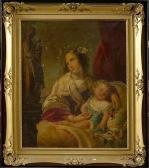 PAELINCK HORGNIES Fanny 1805,Mère et son enfant admirant une statue de la V,1839,VanDerKindere 2018-04-24