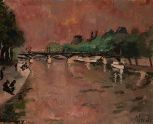 PAERELS Willem 1878-1962,La Seine à Paris,De Vuyst BE 2018-10-20