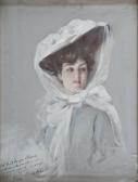 PAGÉS FÉLIX VIA 1869-1910,Retrato de dama,Subastas Bilbao XXI ES 2017-10-05