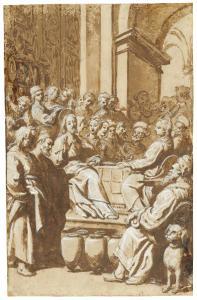 PAGANI Gregorio 1558-1605,The Marriage Feast at Cana,Christie's GB 2018-12-04