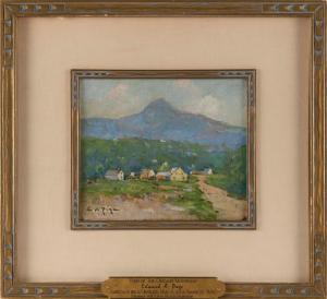 PAGE Edward A 1850-1928,View of The Distant Mountain,Eldred's US 2023-07-28