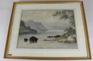 PAGE Lewis 1931,Lake District view of mountains across a lake, Ullswater,,Henry Adams GB 2019-06-13