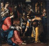 PAGGI Giovanni Battista 1554-1627,La nascita della Vergine,1587,Christie's GB 1999-06-01