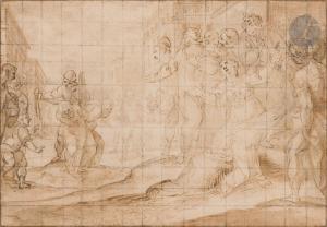PAGGI Giovanni Battista 1554-1627,Scène de supplices,Ader FR 2024-03-22