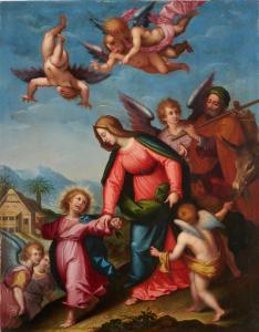 PAGGI Giovanni Battista 1554-1627,The return from the Flight into Egypt,Sotheby's GB 2023-03-22