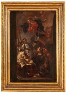 PAGLIA Francesco 1636-1713,Bozzetto con scena miracolosa,Wannenes Art Auctions IT 2021-03-18