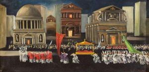 PAGLIACCI Aldo 1913-1991,Processione,1979,Babuino IT 2022-11-25