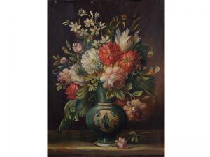 PAGNOTTA C 1900-1900,vaso con fiori,Caputmundi Casa d'Aste IT 2016-02-16