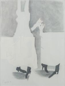 PAGOWSKA Teresa 1926-2007,Sketch for the painting "Menuet",1981,Desa Unicum PL 2024-02-08