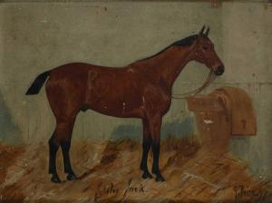 PAICE George,Portrait of Jubilee Jack, a bay hunter in a stable,1897,Woolley & Wallis 2023-09-05