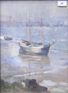 PAICE Philip Stuart 1884-1940,Boat Aground,David Lay GB 2013-01-24