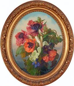 PAIGNE Jeanne Melanie 1817-1872,Coquelicots et pavots,Beaussant-Lefèvre FR 2019-06-05