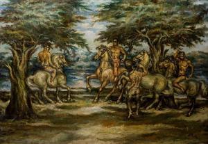 PAILES Isaac 1895-1978,Horse riders,Matsa IL 2023-11-15