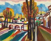 PAILES Isaac 1895-1978,Parisian landscape,Matsa IL 2014-11-26