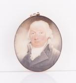 PAILLOU Jnr. Peter 1757-1832,Portrait of a gentleman in a black ,1792,Bellmans Fine Art Auctioneers 2022-10-11