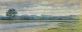 PAIN Robert Tucker 1835-1885,river landscape,1868,Burstow and Hewett GB 2013-09-25