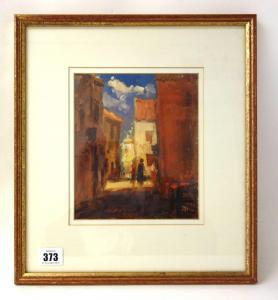 PAINE Barry 1932,A street in Benisa,Bellmans Fine Art Auctioneers GB 2016-11-08