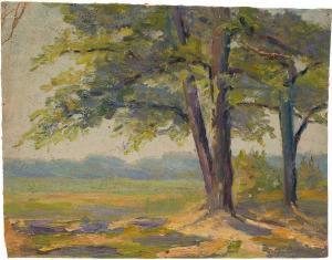 PAINE May 1873-1951,Landscape with Trees,Everard & Company US 2012-07-25