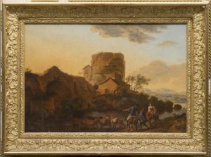 PAINTER Jim 1934,VIEW OF THE ROMAN RUINS WITH CAMPAIGN,Babuino IT 2014-09-23