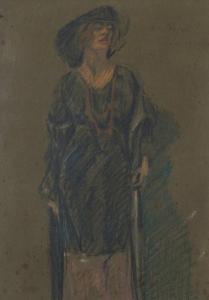 PAJĄKÓWNA Aniela 1864-1912,Female portrait,1912,Desa Unicum PL 2022-05-19