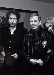 PAJER Alan 1948,Vaclav Havel with Bob Dylan,2003,Desa Unicum PL 2019-10-17