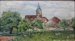 PAJOT A,Eglise de Frangy en Ch…." et "Plateau de M….,1917,Le Havre encheres FR 2017-07-10