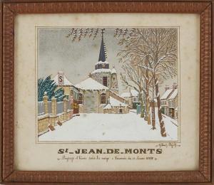 PAJOT Gilbert 1902-1952,Saint Jean de Monts,1935,Adjug'art FR 2023-07-08