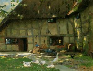 PAL Fred 1914,The Cottage Yard,Christie's GB 1999-03-05