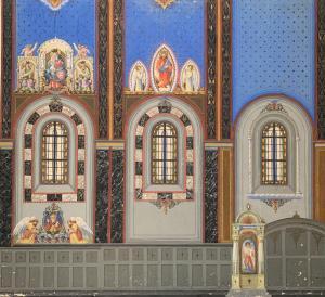 PAL Nolipa Istvan 1907-1986,Study of Dömösi Church Fresco,1937,Pinter HU 2022-01-16
