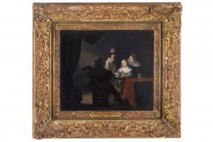 PALAMEDES Anthonie Stevaerts 1601-1673,Scena di interno con musici,Wannenes Art Auctions 2023-11-29