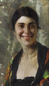 PALANTI Giuseppe 1881-1946,Ritratto di donna,1927,Cambi IT 2024-03-28