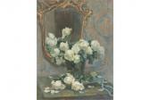 PALAZZOLI C 1900-1900,STILL LIFE WITH WHITE ROSES AND PEARLS,1931,Babuino IT 2015-07-07