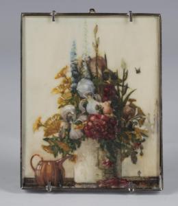 PALFREY Henry Powell 1800-1900,'Summer Glory' (Miniature Still Life),Tooveys Auction GB 2018-03-21