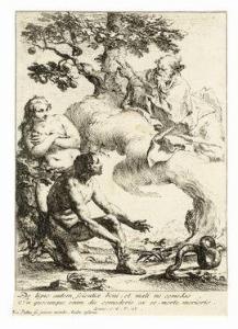 PALKO Franz Xaver 1724-1767,Dio Padre ammonisce Adamo ed Eva a non mangiare i ,Gonnelli 2020-05-26