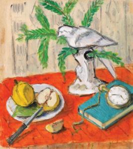 PALLADY Theodor 1871-1956,Still Life with Dove and Pocket Watch,2011,Artmark RO 2024-03-20