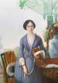PALLIERE Armand Julien,Dona Amelia-Empress Consort of Brazil,c.1828,Clars Auction Gallery 2016-02-21