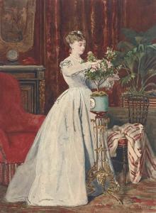 PALLIERE Armand Julien 1784-1862,The floral arrangement,Christie's GB 2004-12-01