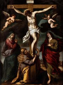 PALMA IL GIOVANE Jacopo Negretti 1544-1628,Crocifissione,1599,Bertolami Fine Arts IT 2024-04-18
