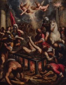 PALMA IL GIOVANE Jacopo Negretti 1544-1628,Martyrdom of Saint Lawrence,Sotheby's GB 2024-01-31