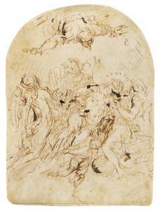 PALMA IL GIOVANE Jacopo Negretti 1544-1628,Study for a Lamentation of Ch,1610-1620,Palais Dorotheum 2024-03-28