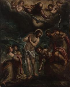 PALMA IL GIOVANE Jacopo Negretti 1544-1628,The Baptism of Christ,William Doyle US 2017-05-24
