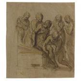 PALMA IL GIOVANE Jacopo Negretti 1544-1628,THE ENTOMBMENT,1628,Sotheby's GB 2009-07-08