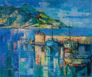 PALMEIRO Jose 1901-1984,Le port Beaulieu,Subastas Segre ES 2025-02-11