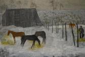 PALMER Anne 1932,Horses in the Snow,Andrew Smith and Son GB 2014-05-20