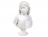 PALMER Erastus Dow 1817-1904,bust of a girl,1867,Bonhams GB 2015-04-21